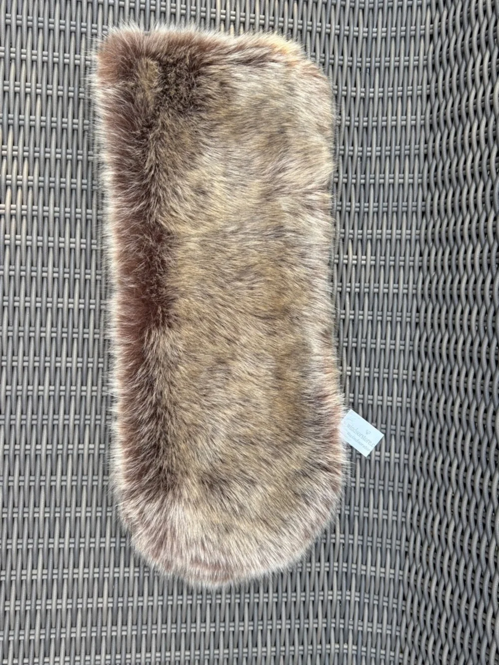 Faux Fur Scarf Collar - Taupe Brown - NWT
